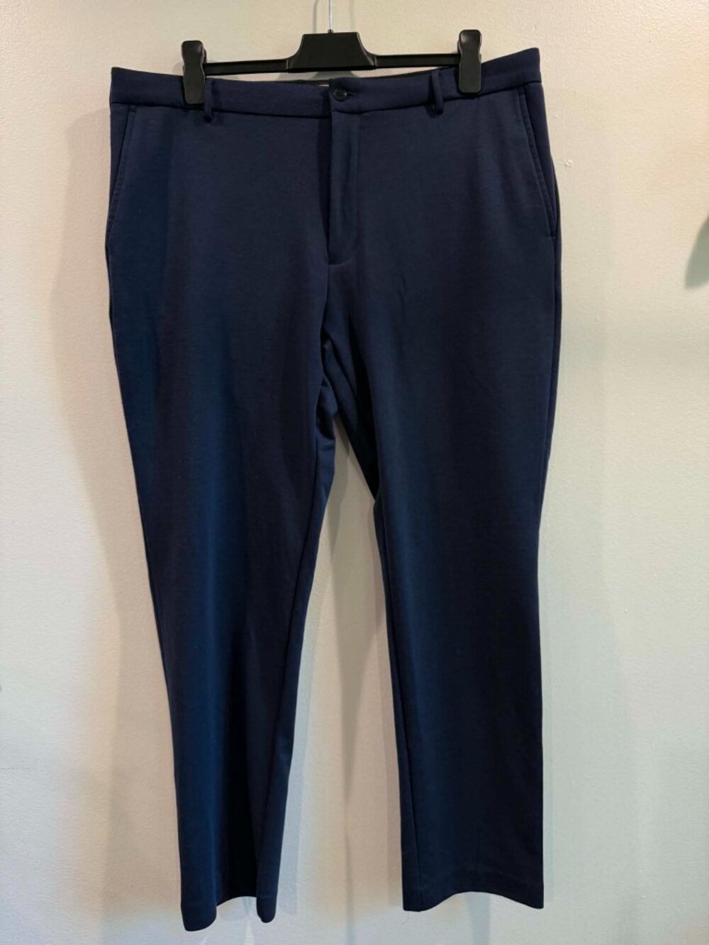 Ted Baker Pants Mens 40x32 Blue Slim Wool Slacks Work Trousers